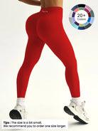 Women'S Seamless Yoga Pants, Soft Fitness Wear for Gym, Running, Biking, Quick Dry, Natural Waist, Casual Style, All Seasons