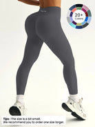 Women'S Seamless Yoga Pants, Soft Fitness Wear for Gym, Running, Biking, Quick Dry, Natural Waist, Casual Style, All Seasons